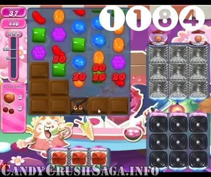 Candy Crush Saga : Level 1184 – Videos, Cheats, Tips and Tricks