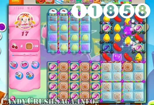 Candy Crush Saga : Level 11858 – Videos, Cheats, Tips and Tricks