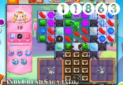Candy Crush Saga : Level 11863 – Videos, Cheats, Tips and Tricks
