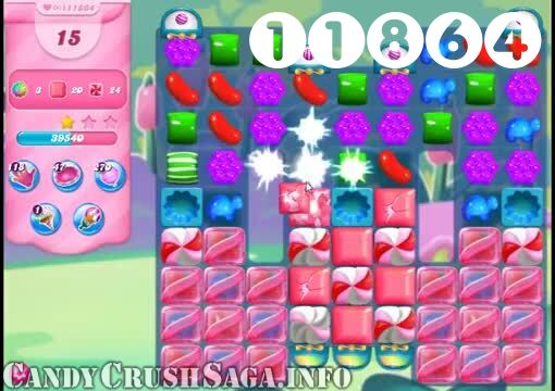 Candy Crush Saga : Level 11864 – Videos, Cheats, Tips and Tricks
