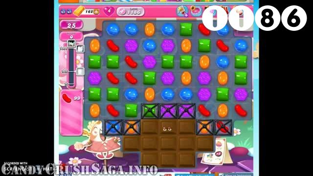 Candy Crush Saga : Level 1186 – Videos, Cheats, Tips and Tricks