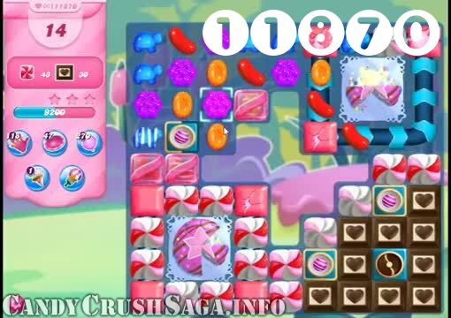 Candy Crush Saga : Level 11870 – Videos, Cheats, Tips and Tricks