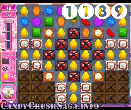 Candy Crush Saga : Level 1189 – Videos, Cheats, Tips and Tricks