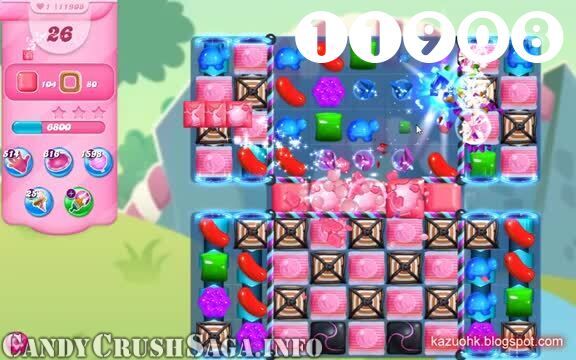 Candy Crush Saga : Level 11908 – Videos, Cheats, Tips and Tricks