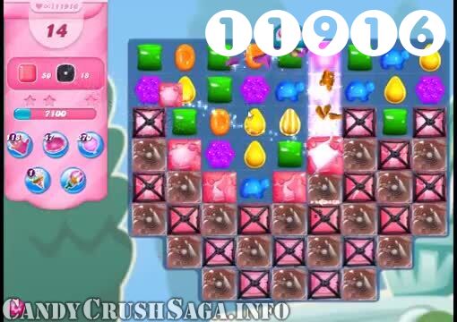 Candy Crush Saga : Level 11916 – Videos, Cheats, Tips and Tricks