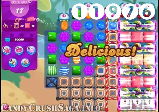 Candy Crush Saga : Level 11976 – Videos, Cheats, Tips and Tricks