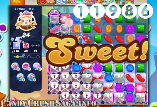 Candy Crush Saga : Level 11986 – Videos, Cheats, Tips and Tricks