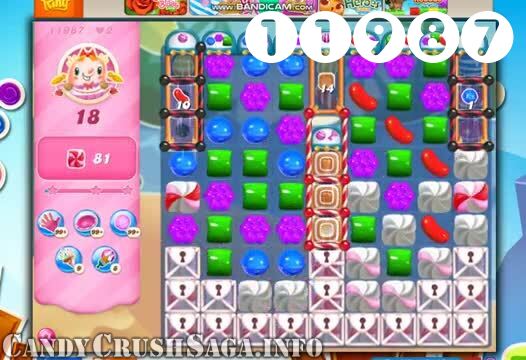 Candy Crush Saga : Level 11987 – Videos, Cheats, Tips and Tricks