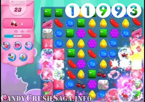 Candy Crush Saga : Level 11993 – Videos, Cheats, Tips and Tricks