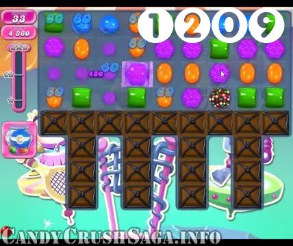 Candy Crush Saga : Level 1209 – Videos, Cheats, Tips and Tricks