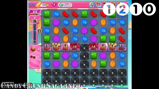 Candy Crush Saga : Level 1210 – Videos, Cheats, Tips and Tricks