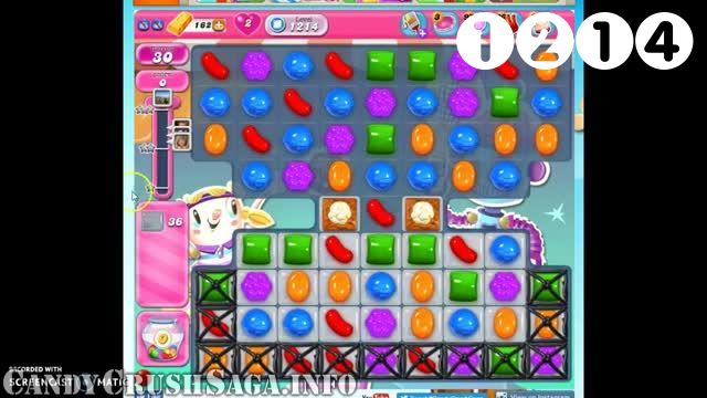 Candy Crush Saga : Level 1214 – Videos, Cheats, Tips and Tricks