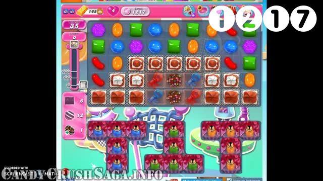 Candy Crush Saga : Level 1217 – Videos, Cheats, Tips and Tricks