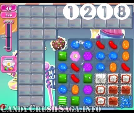 Candy Crush Saga : Level 1218 – Videos, Cheats, Tips and Tricks