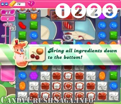Candy Crush Saga : Level 1223 – Videos, Cheats, Tips and Tricks