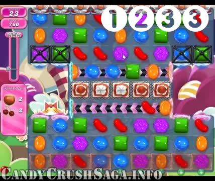 Candy Crush Saga : Level 1233 – Videos, Cheats, Tips and Tricks