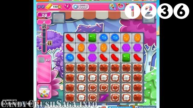 Candy Crush Saga : Level 1236 – Videos, Cheats, Tips and Tricks
