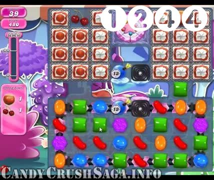 Candy Crush Saga : Level 1244 – Videos, Cheats, Tips and Tricks