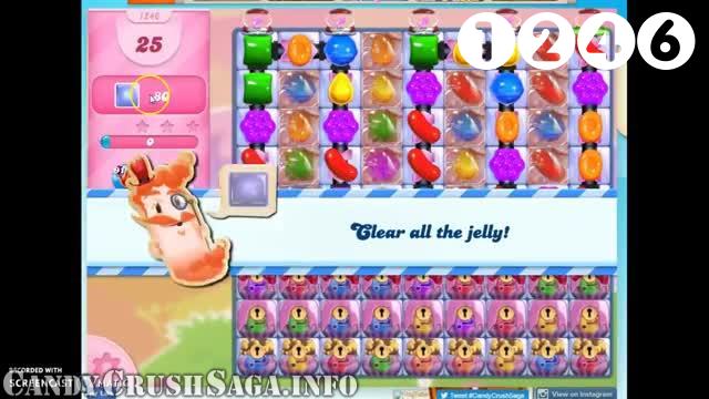 Candy Crush Saga : Level 1246 – Videos, Cheats, Tips and Tricks