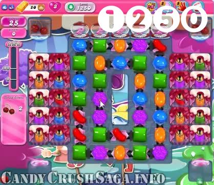 Candy Crush Saga : Level 1250 – Videos, Cheats, Tips and Tricks