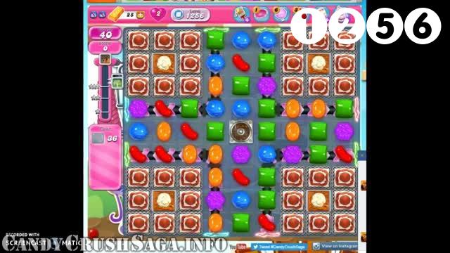 Candy Crush Saga : Level 1256 – Videos, Cheats, Tips and Tricks