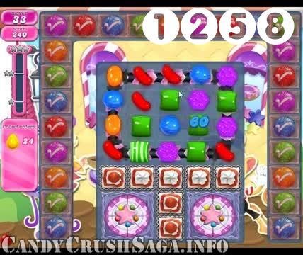 Candy Crush Saga : Level 1258 – Videos, Cheats, Tips and Tricks