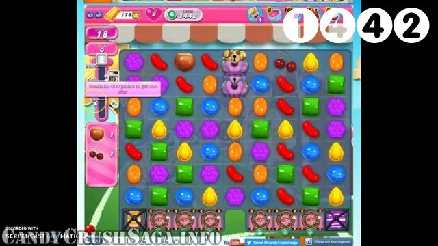 Candy Crush Saga : Level 1442 – Videos, Cheats, Tips and Tricks