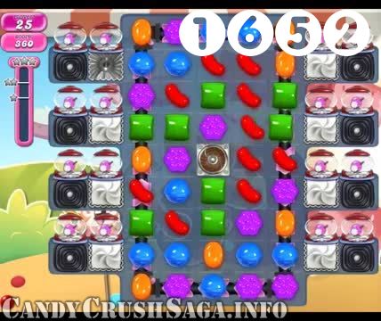 Candy Crush Saga : Level 1652 – Videos, Cheats, Tips and Tricks