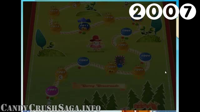 Candy Crush Saga : Level 2007 – Videos, Cheats, Tips and Tricks