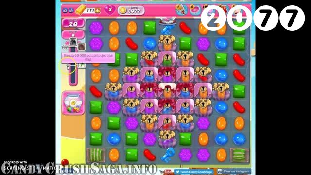 Candy Crush Saga : Level 2077 – Videos, Cheats, Tips and Tricks