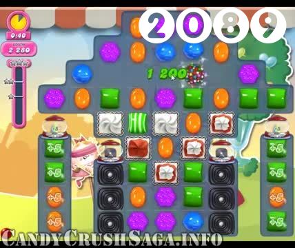Candy Crush Saga : Level 2089 – Videos, Cheats, Tips and Tricks