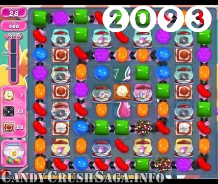 Candy Crush Saga : Level 2093 – Videos, Cheats, Tips and Tricks