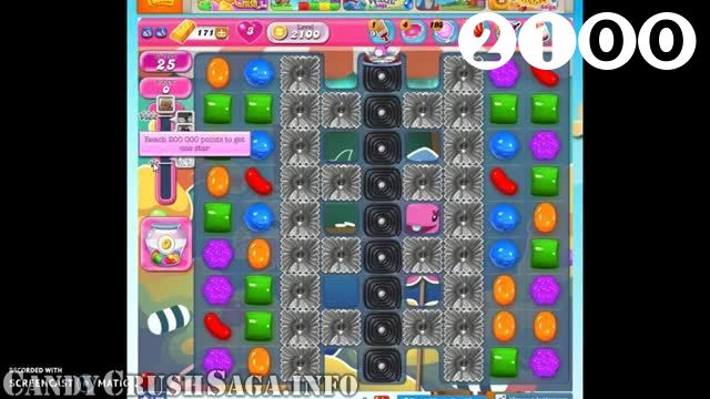 Candy Crush Saga : Level 2100 – Videos, Cheats, Tips and Tricks