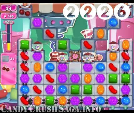 Candy Crush Saga : Level 2226 – Videos, Cheats, Tips and Tricks