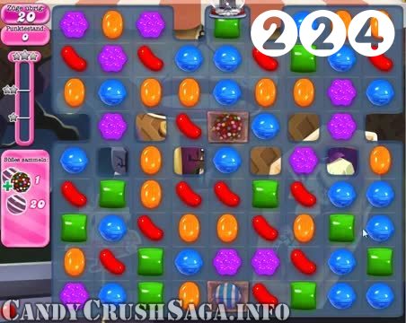 Candy Crush Saga : Level 224 – Videos, Cheats, Tips and Tricks