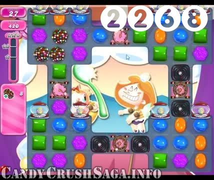 Candy Crush Saga : Level 2268 – Videos, Cheats, Tips and Tricks