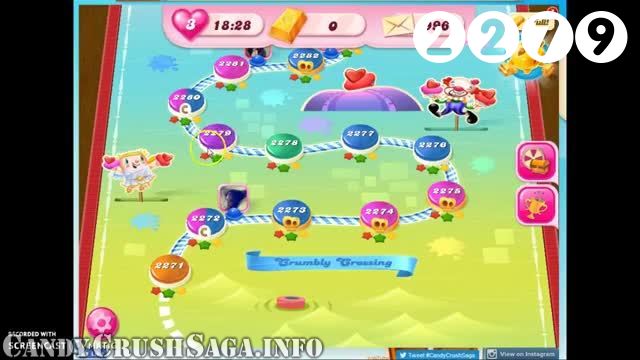 Candy Crush Saga : Level 2279 – Videos, Cheats, Tips and Tricks