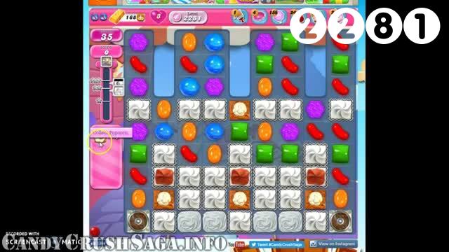 Candy Crush Saga : Level 2281 – Videos, Cheats, Tips and Tricks