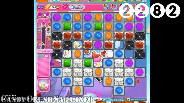 Candy Crush Saga : Level 2282 – Videos, Cheats, Tips and Tricks