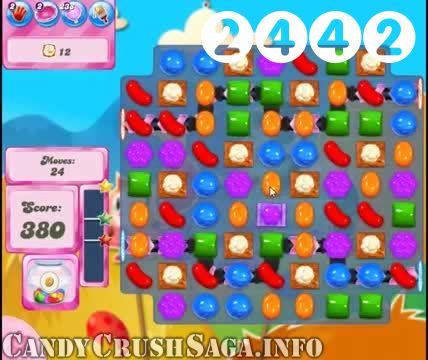 Candy Crush Saga : Level 2442 – Videos, Cheats, Tips and Tricks