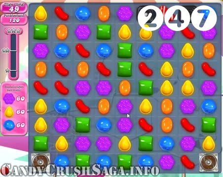 Candy Crush Saga : Level 247 – Videos, Cheats, Tips and Tricks