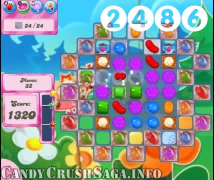 Candy Crush Saga : Level 2486 – Videos, Cheats, Tips and Tricks
