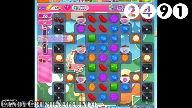 Candy Crush Saga : Level 2491 – Videos, Cheats, Tips and Tricks