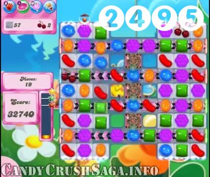 Candy Crush Saga : Level 2495 – Videos, Cheats, Tips and Tricks