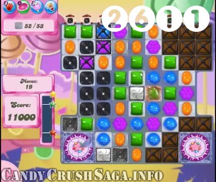 Candy Crush Saga : Level 2611 – Videos, Cheats, Tips and Tricks