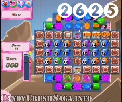Candy Crush Saga : Level 2625 – Videos, Cheats, Tips and Tricks