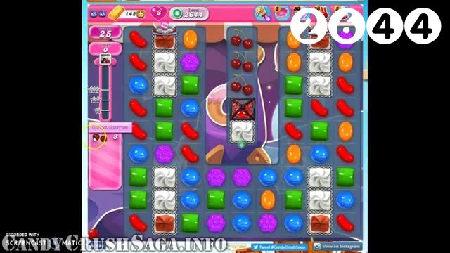 Candy Crush Saga : Level 2644 – Videos, Cheats, Tips and Tricks