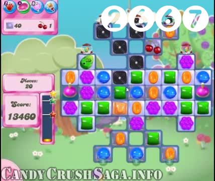 Candy Crush Saga : Level 2667 – Videos, Cheats, Tips and Tricks
