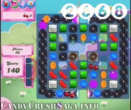Candy Crush Saga : Level 2668 – Videos, Cheats, Tips and Tricks