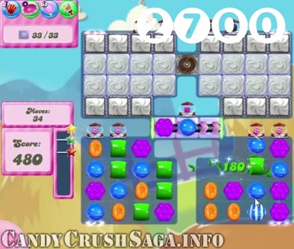 Candy Crush Saga : Level 2700 – Videos, Cheats, Tips and Tricks